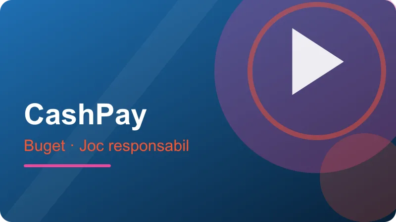 Joc responsabil: bugetul setat dinainte – ilustrație pentru secțiunea CashPay